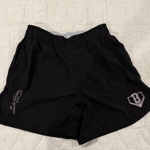 Off Field Black Kids Training Shorts